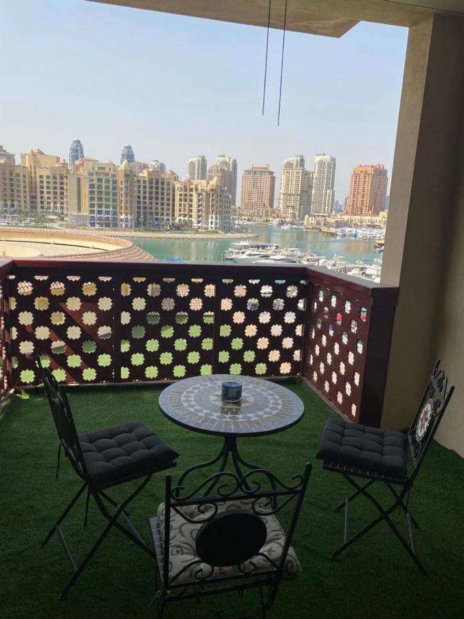 Luxury 2 Bedroom Apt In The Pearl With Marina View Doha Buitenkant foto
